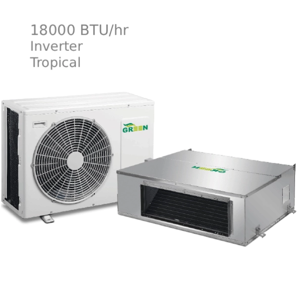 داکت اسپلیت اینورتر گرین 18000 حاره ای GDS-18P1T3A