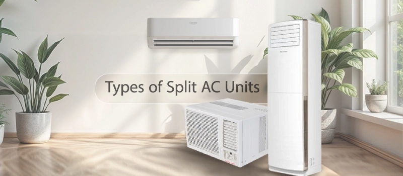 types of split ac