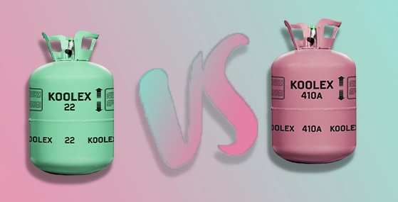 مزايا غاز التبريد R410A مقارنة بـ R22