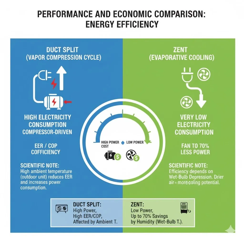 عملکرد داکت اسپلیت و زنت