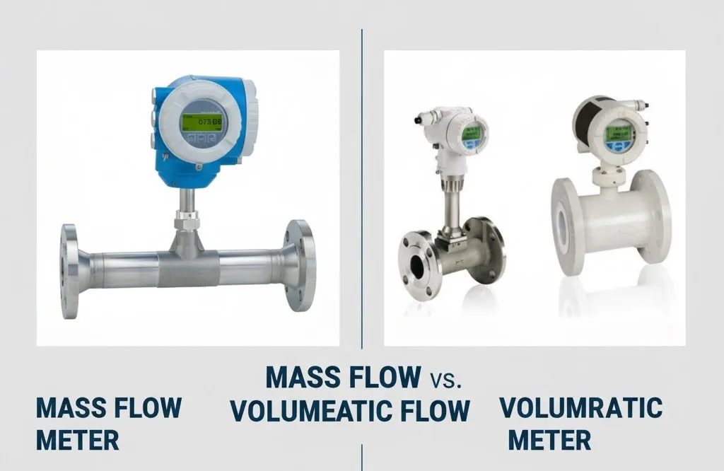 مقایسه فلومتر جرمی و فلومتر حجمی
