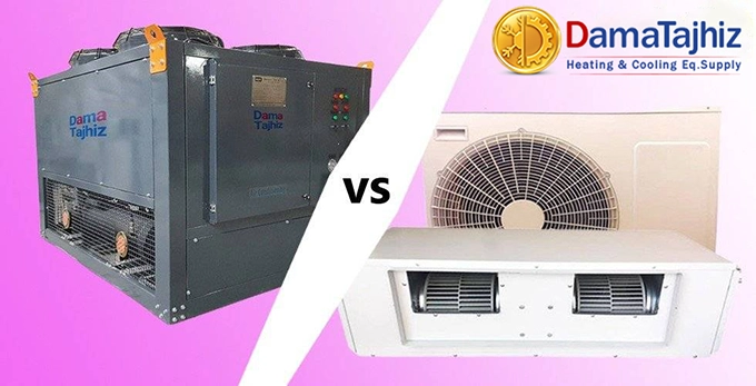 chiller vs ducted split