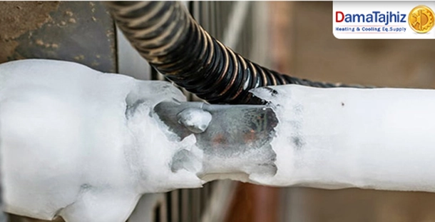 ducted split pipe freezing reasons
