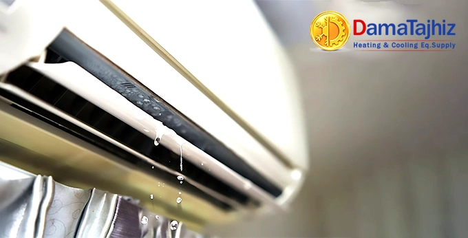 The cause of water in the air conditioner panel