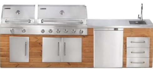 باربیکیو گازی و ذغالی جزیره ای تابان