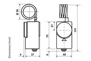 شماتیک ترموستات فانتینی مدل C10