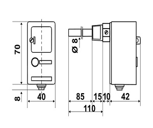 شماتیک ترموستات FANTINI مدل C06