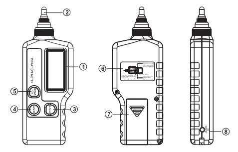 Benetech Vibration meter vibrometer digital GM63A
