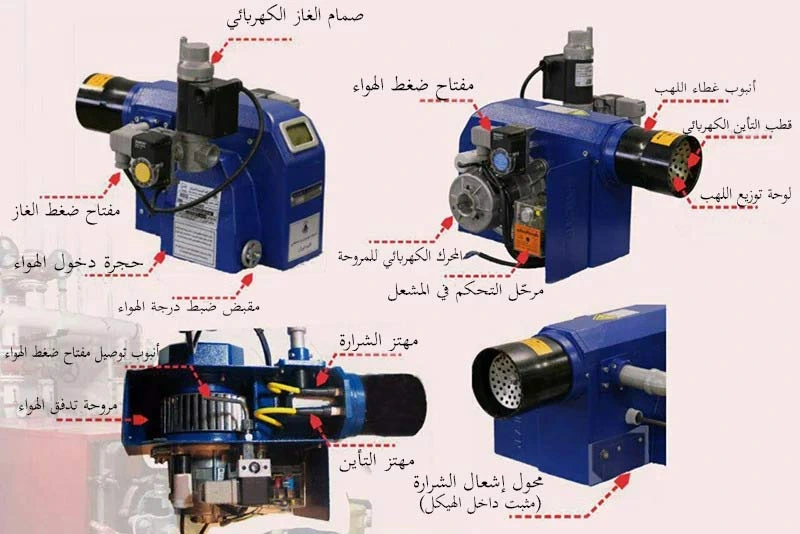 مشاعل المراجل غلاية صناعية