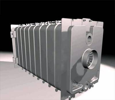 غلاية البخار الصناعية الحديد الزهر