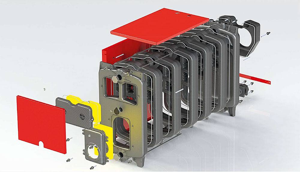 مرجل من الحديد الزهر