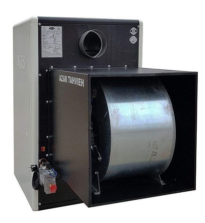 2هیتر گازی کانالی آذر تهویه مدل D-A650