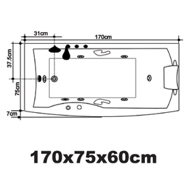 وان حمام زرین آب مدل پرستیلا