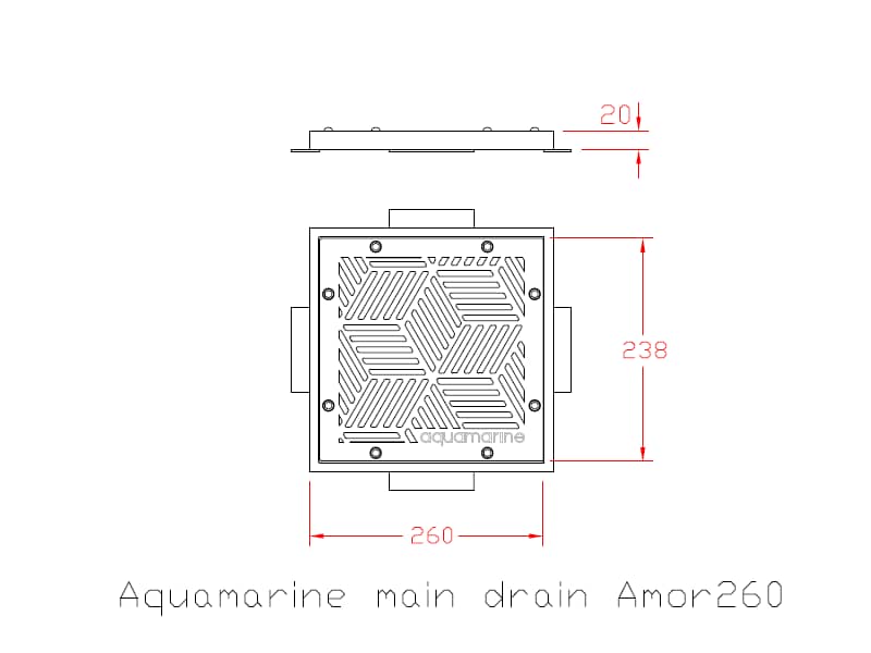 کفشور استخر آکوامارین مدل amor