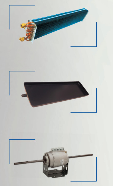 فن کویل سقفی توکار 200CFM پاسکو سری پدیده مدل PCF-C2