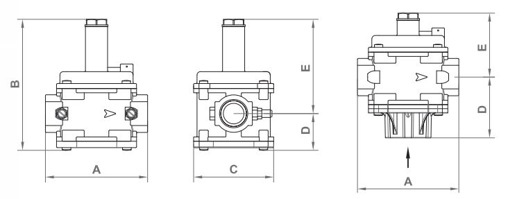 ابعاد بالانسر ماداس گازی دنده ای "1/2 مدلRG/2MTE