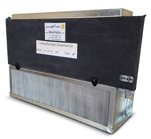 فن کویل سقفی توکار دماتجهیز