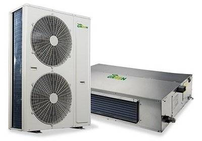 داکت اسپلیت گرین R410a معتدل GDS-36P1T1/R1