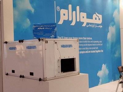 هواساز آپارتمانی سقفی هوارام مدل HUC16B