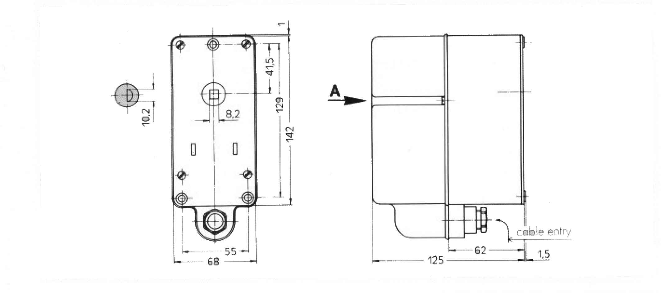 عکس شماتیک موتور دمپر هانیول - کانکترون LKS 210 24