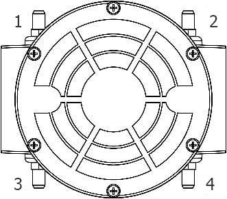 Schematic of Setaak gear gas filter "3/4 model SET345