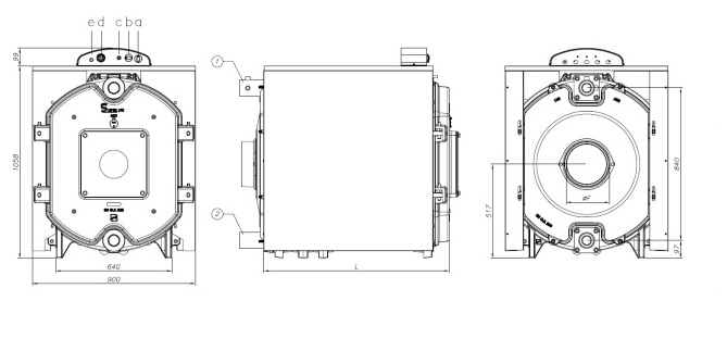 شراء مرجل الحديد الزهر موديل SUPER L90-10