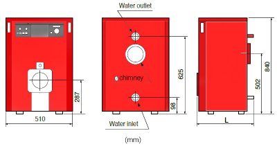 مرجل من حدید الزهر سوبر 200 شوفاژکار 7 شفرات - ترکیب