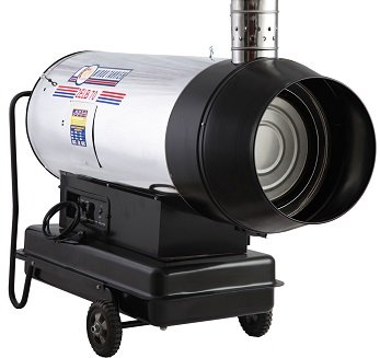 مدفأة الصناعية ثنائي المحرك مع خزان نیرو تهویه البرز نموذج 2EDB-70