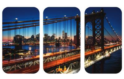 رادیاتور برقی شیشه ای چند تکه تاپ سان مدل D-919 چیدمان 7