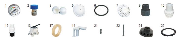 فیلتر شنی استخر پینا سری Mitra مدل 30-760