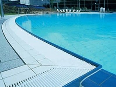 Pool Deck Drain and Grating