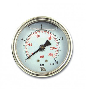 Manometer TG Horizontal Oil Plate 6 CM KBB