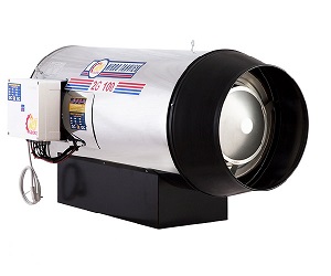 مدفأة الديزل الصناعية ثنائي المحرك نیرو تهویه البرز نموذج 2G-100