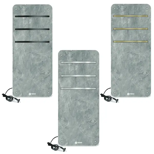 حوله خشک کن برقی طوسی تاپسان مدل 150*50