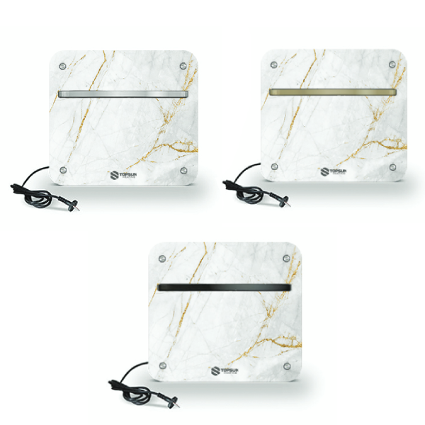 حوله خشک کن برقی تاپسان سفید مدل 50*50