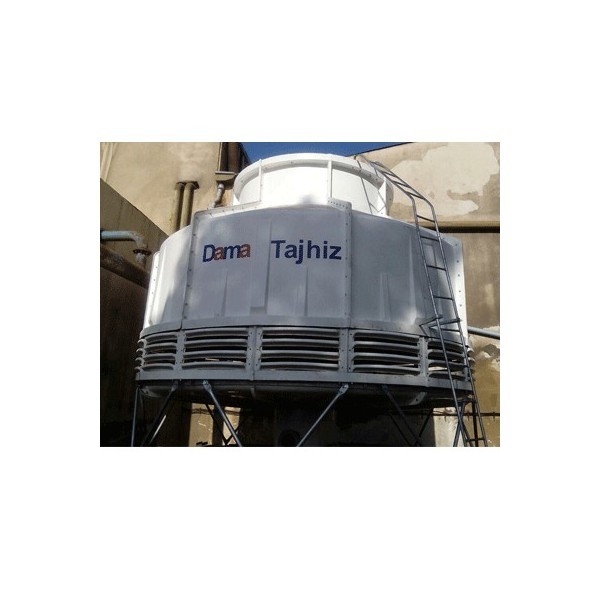 برج خنک کننده فایبرگلاس مدور دماتجهیز 600 تن تبرید-5
