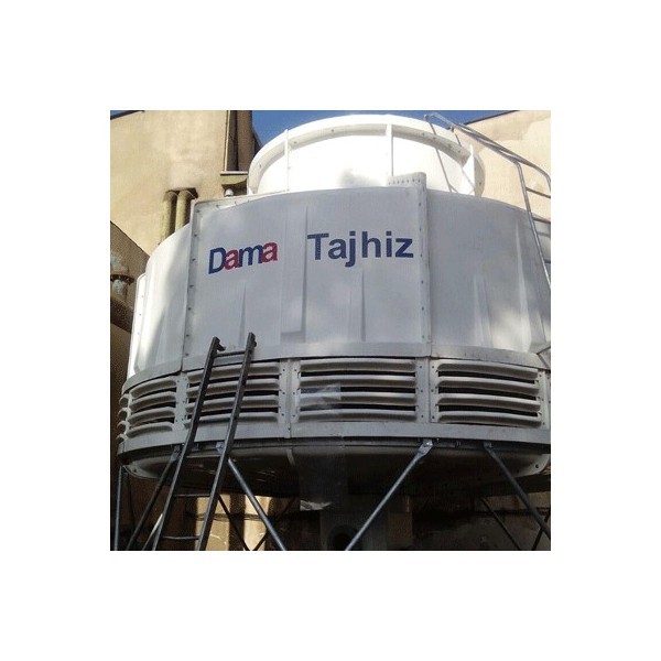 برج خنک کننده فایبرگلاس مدور دماتجهیز 600 تن تبرید-9