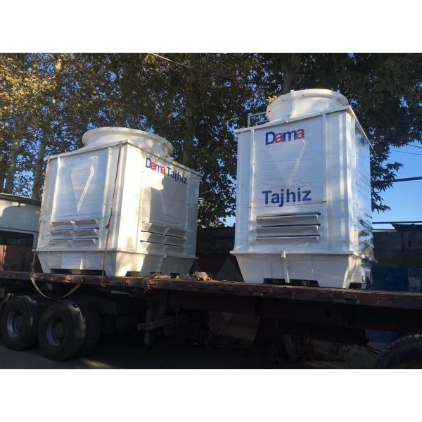 برج خنک کننده فایبرگلاس مکعبی 500 تن تبرید دماتجهیز-5