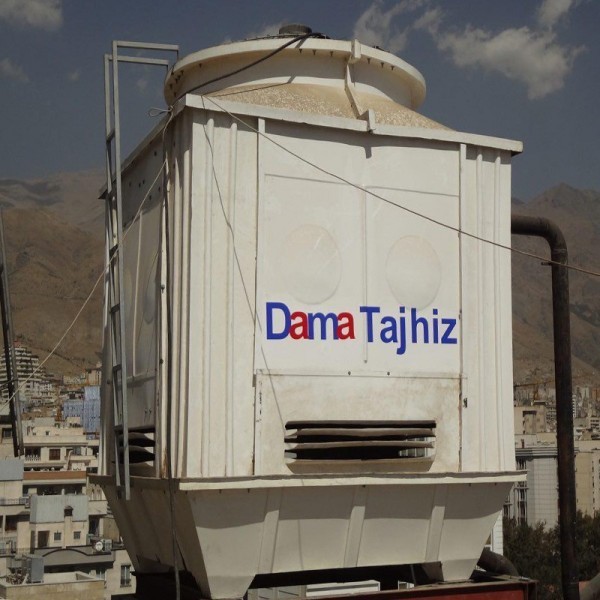 برج خنک کننده فایبرگلاس مکعبی 125 تن تبرید دماتجهیز-14