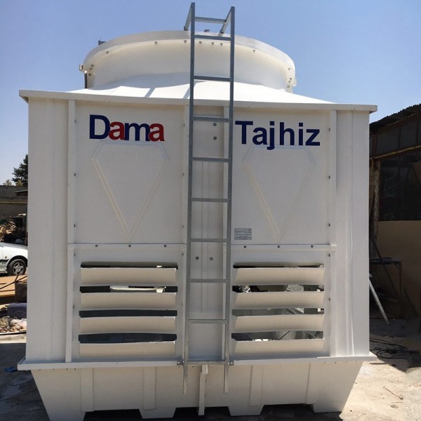 برج خنک کننده فایبرگلاس مکعبی 225 تن تبرید دماتجهیز-5
