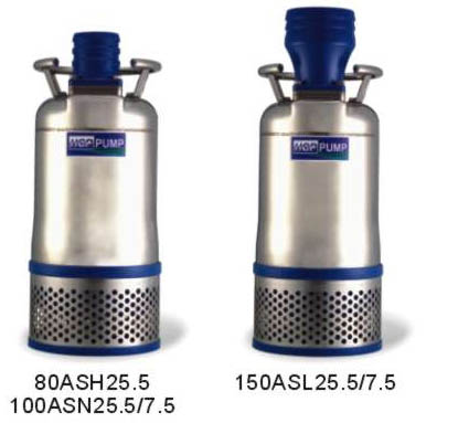 پمپ های کف کش استیل و تخلیه هرزآب سری AS-2