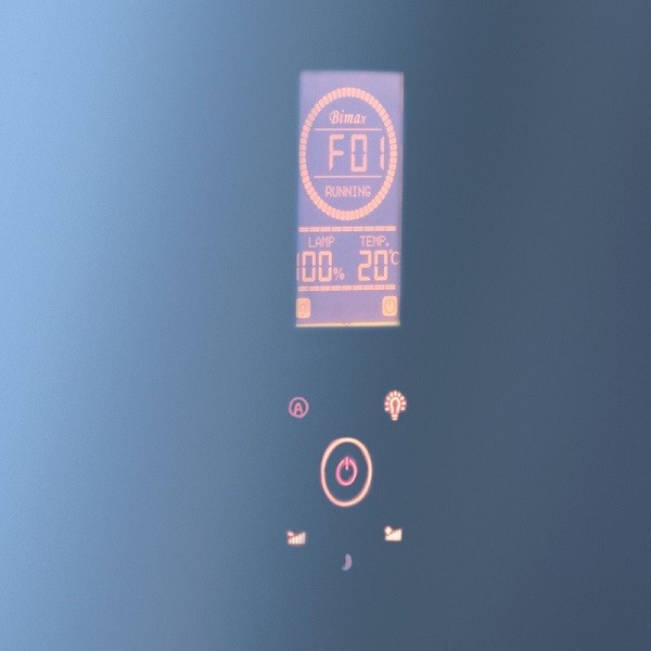 هود آشپزخانه مورب شیشه ای بیمکث مدل 2056-1