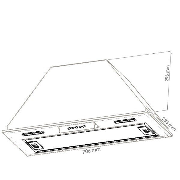 هود آشپزخانه مخفی بیمکث مدل 2030-5