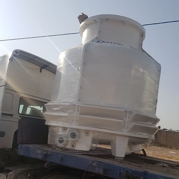 برج خنک کننده فایبرگلاس مدور دماتجهیز 20 تن تبرید-5