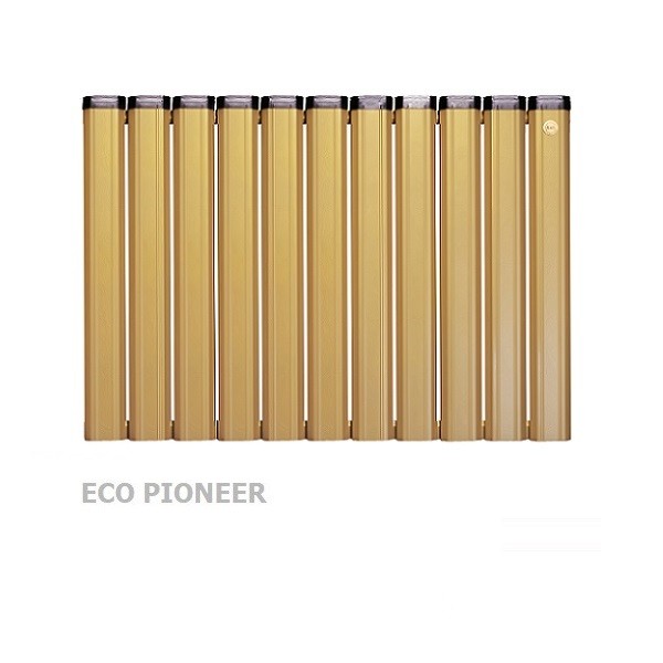 رادیاتور آلومینیومی آنیت 11 پره مدل اکوپایونیر طلایی-1