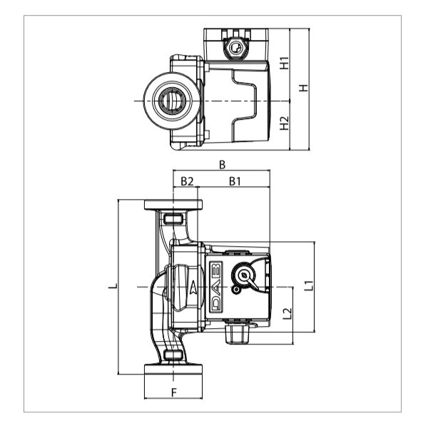 پمپ آب سیرکولاتور خطی داب VA 55/130-1
