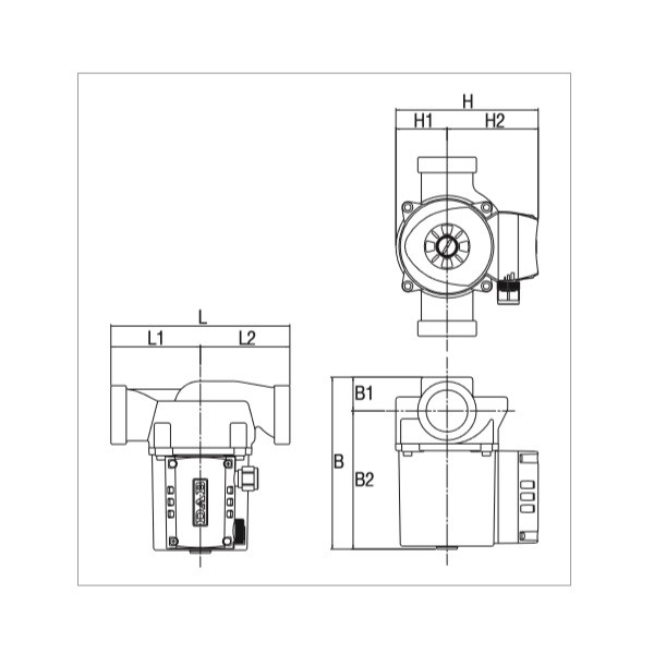 پمپ آب سیرکولاتور خطی داب B 80/250.40M-1