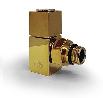 شیر رادیاتور طلایی فلت براق دکوراتیو HTM-1