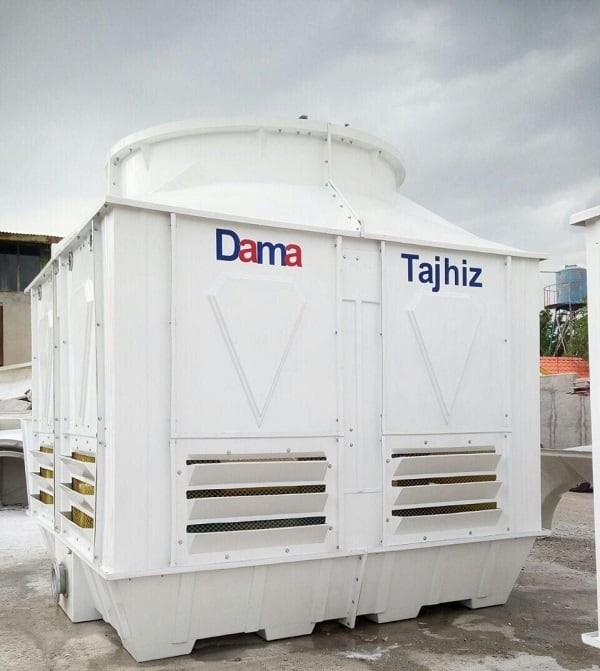 برج خنک کننده فایبرگلاس مکعبی 300 تن تبرید دماتجهیز-10