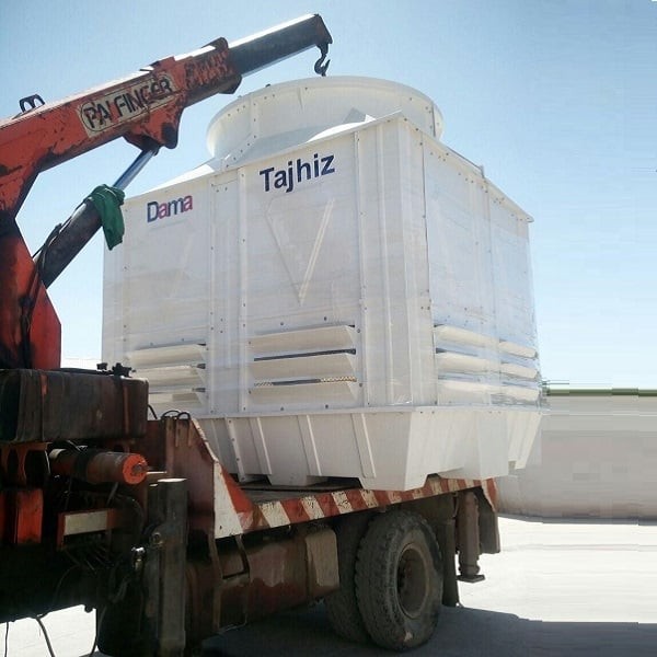 برج خنک کننده فایبرگلاس مکعبی 225 تن تبرید دماتجهیز-13